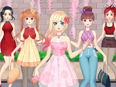 Anime Girls Dress Up Games